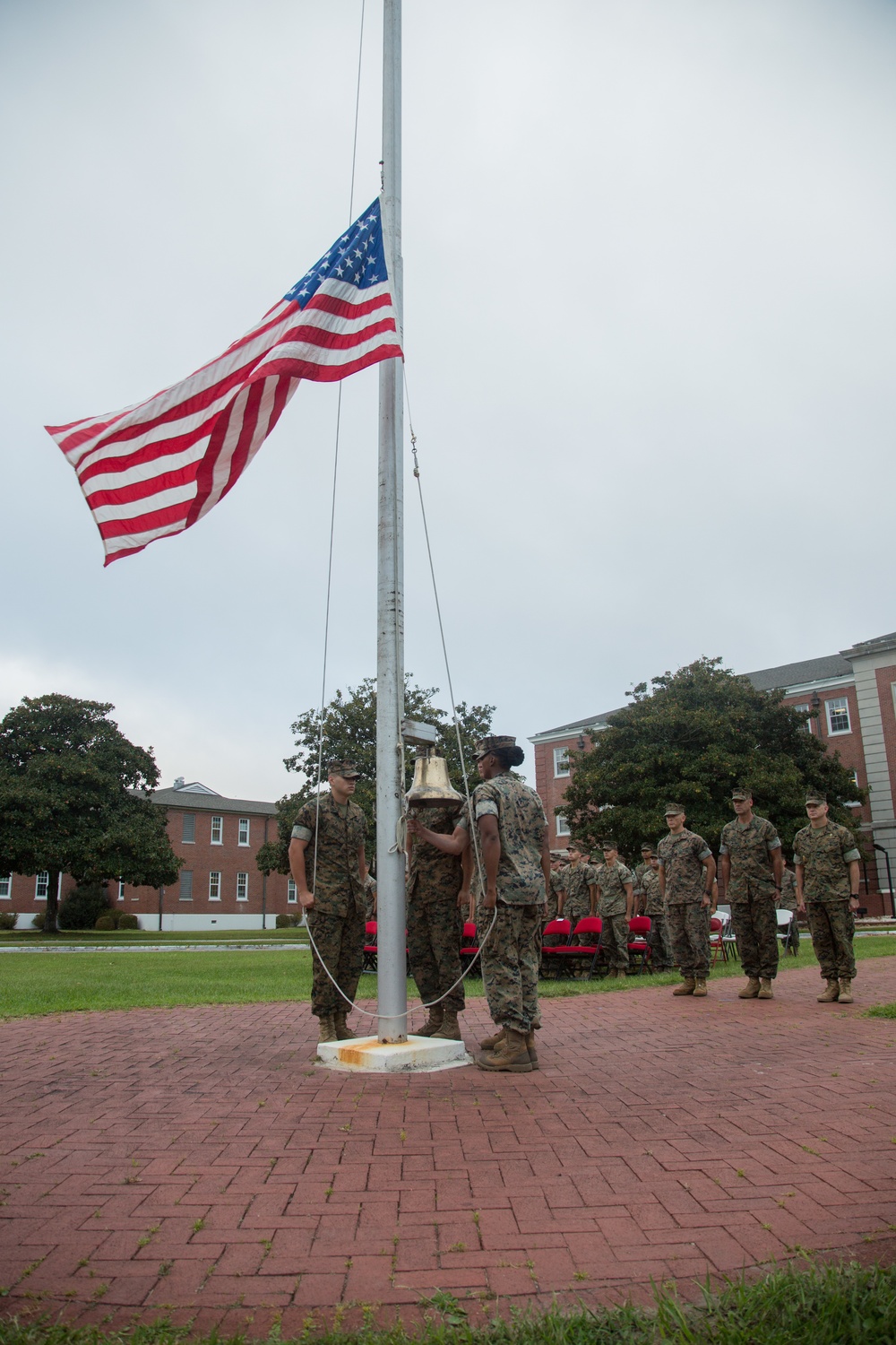 2nd Marine Division Morning Colors Ceremony