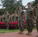 2nd Marine Division Morning Colors Ceremony