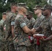 2nd Marine Division Morning Colors Ceremony