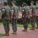 2nd Marine Division Morning Colors Ceremony