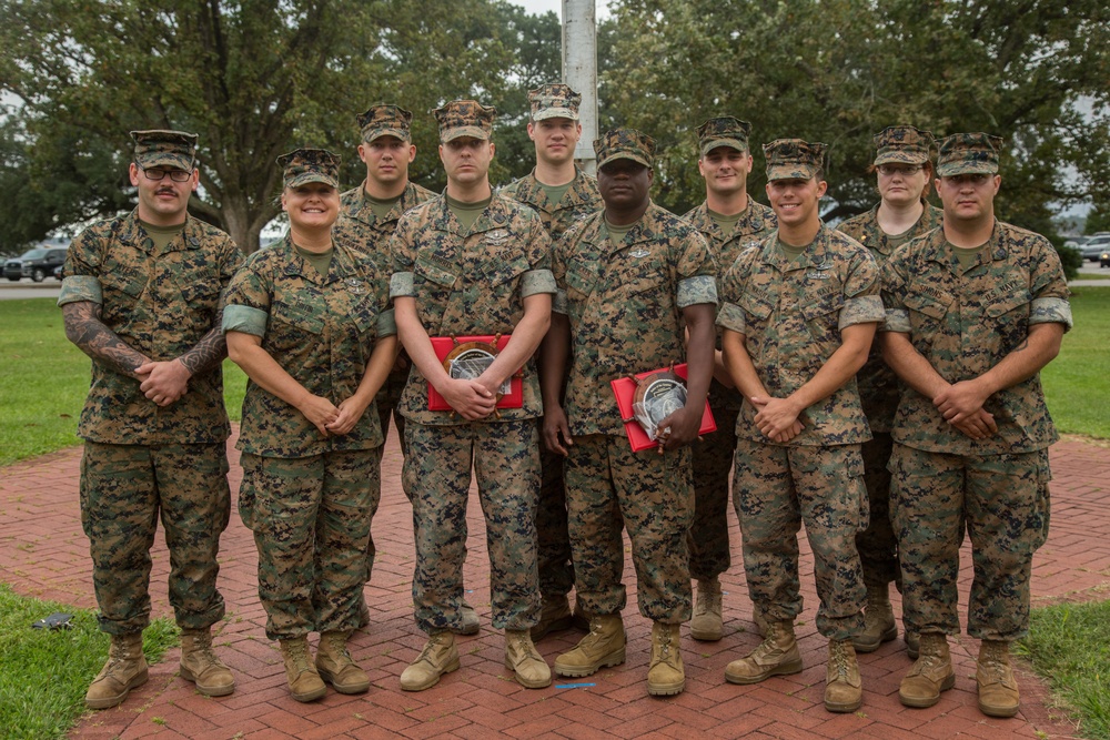 2nd Marine Division Morning Colors Ceremony