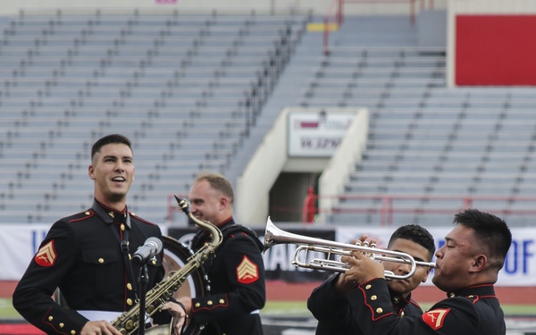 When the Marine Corps New Orleans Brass Band Goes Marching In