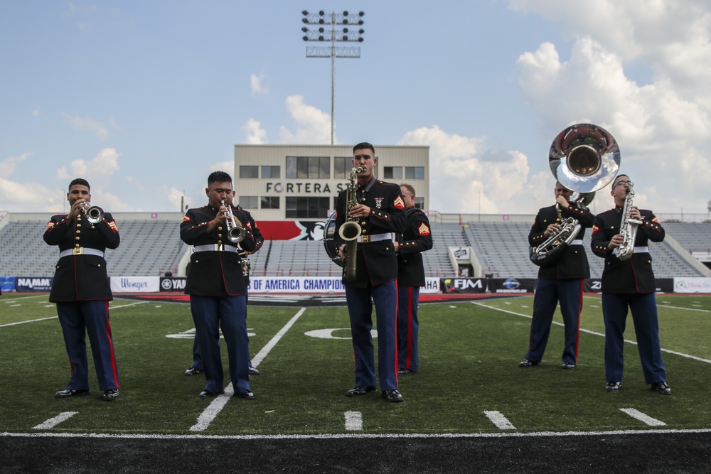 When the Marine Corps New Orleans Brass Band Goes Marching In