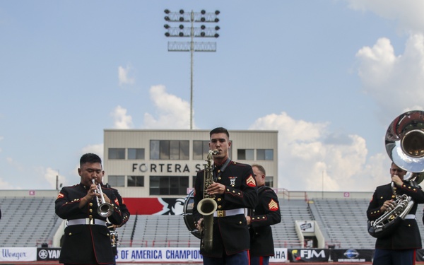 When the Marine Corps New Orleans Brass Band Goes Marching In