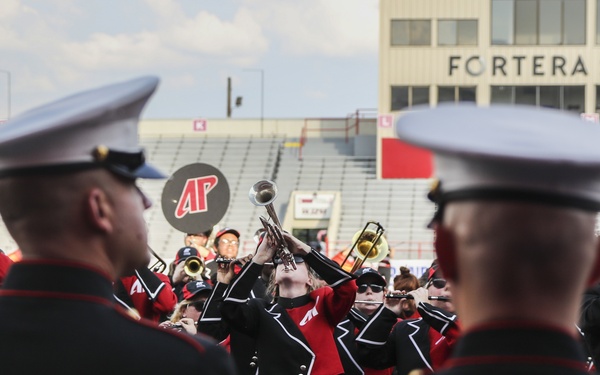 When the Marine Corps New Orleans Brass Band Goes Marching In
