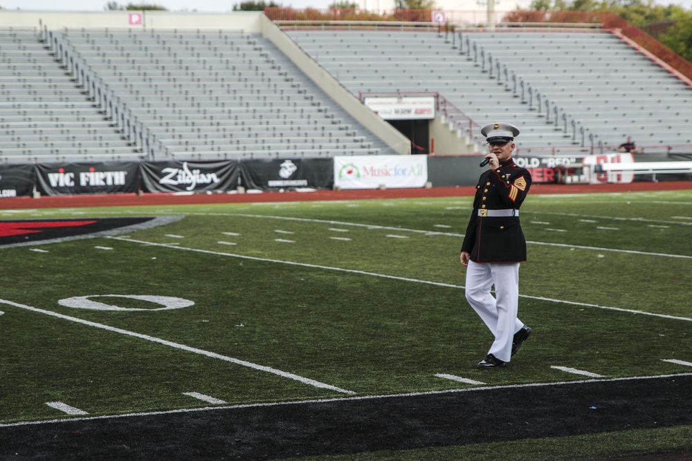 When the Marine Corps New Orleans Brass Band Goes Marching In