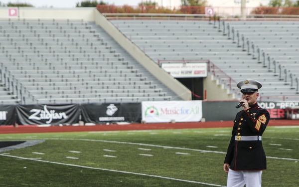 When the Marine Corps New Orleans Brass Band Goes Marching In