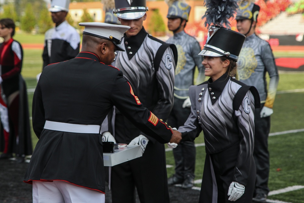 When the Marine Corps New Orleans Brass Band Goes Marching In