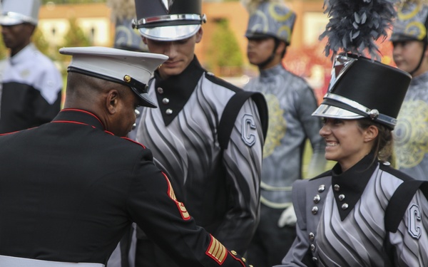 When the Marine Corps New Orleans Brass Band Goes Marching In