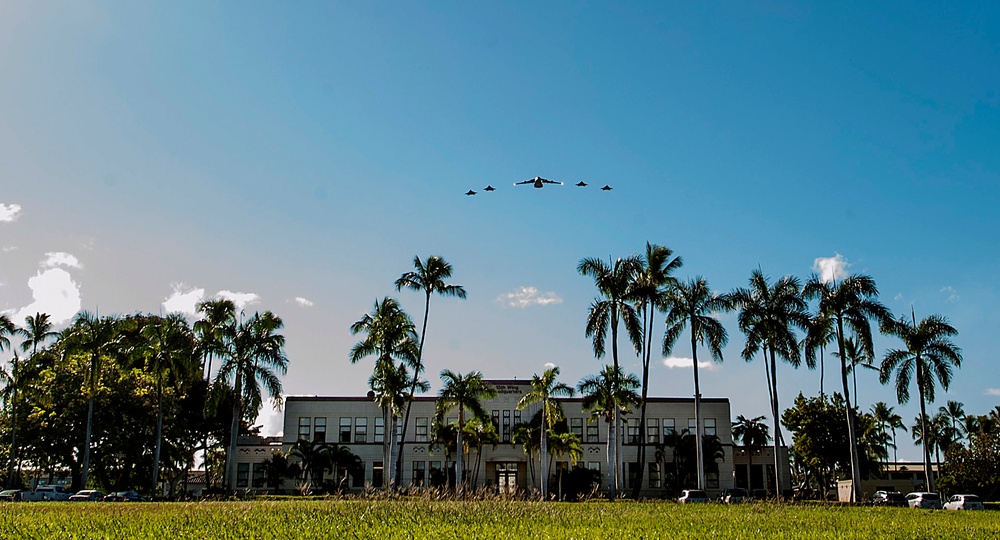 The Five-Ship Fly-Over