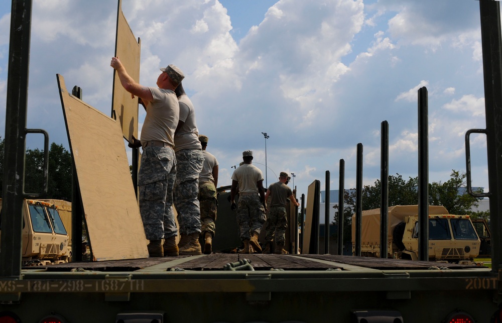 1387th Quatermater Company prepares to deploy to the U.S. Virgin Islands