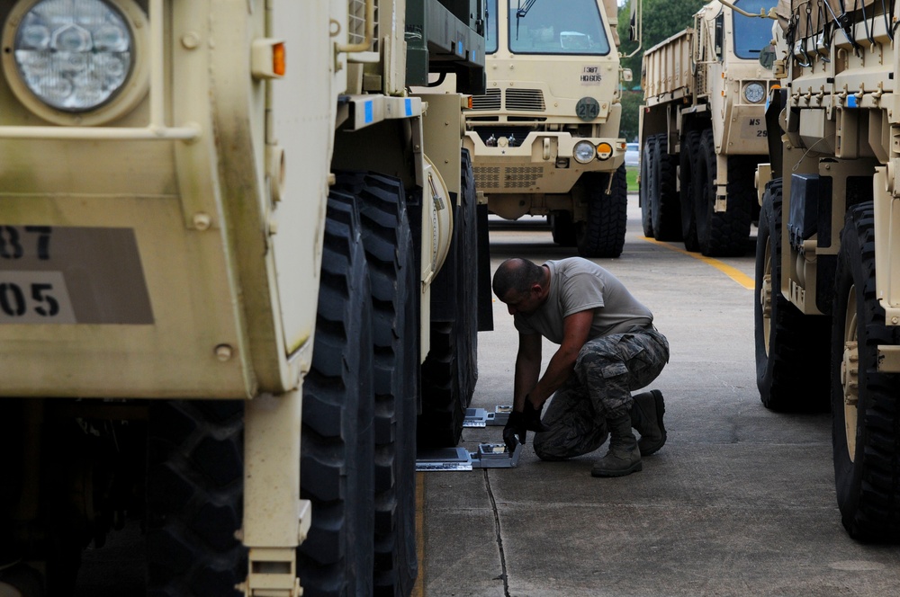 1387th Quatermater Company prepares to deploy to the U.S. Virgin Islands