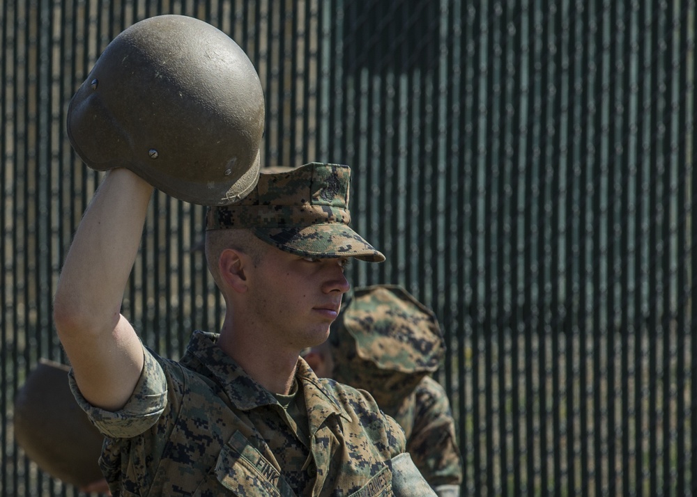 School of Infantry Marines Return Gear