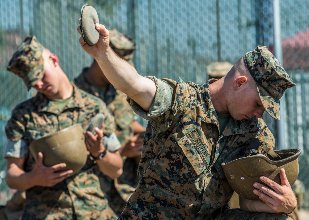 School of Infantry Marines Return Gear