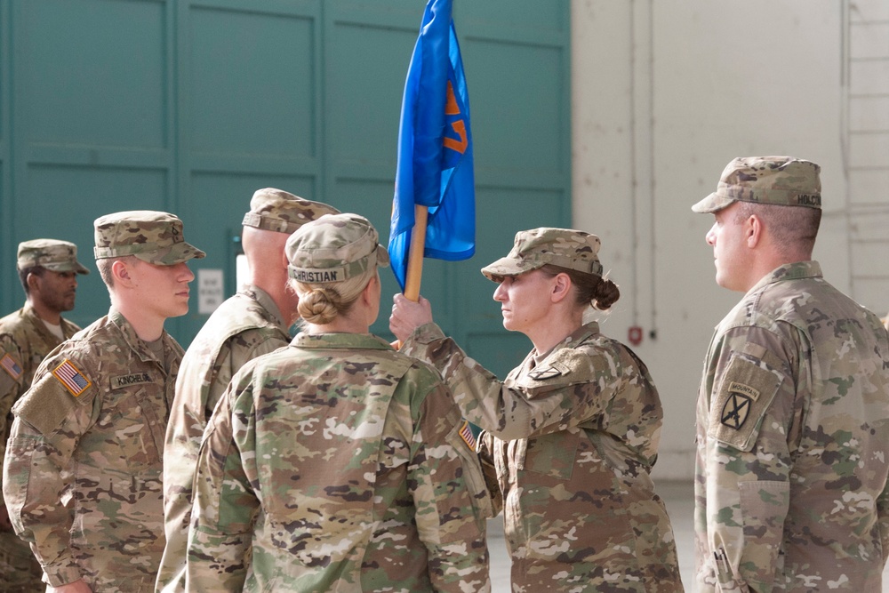 Change of Command B Company 277th ASB