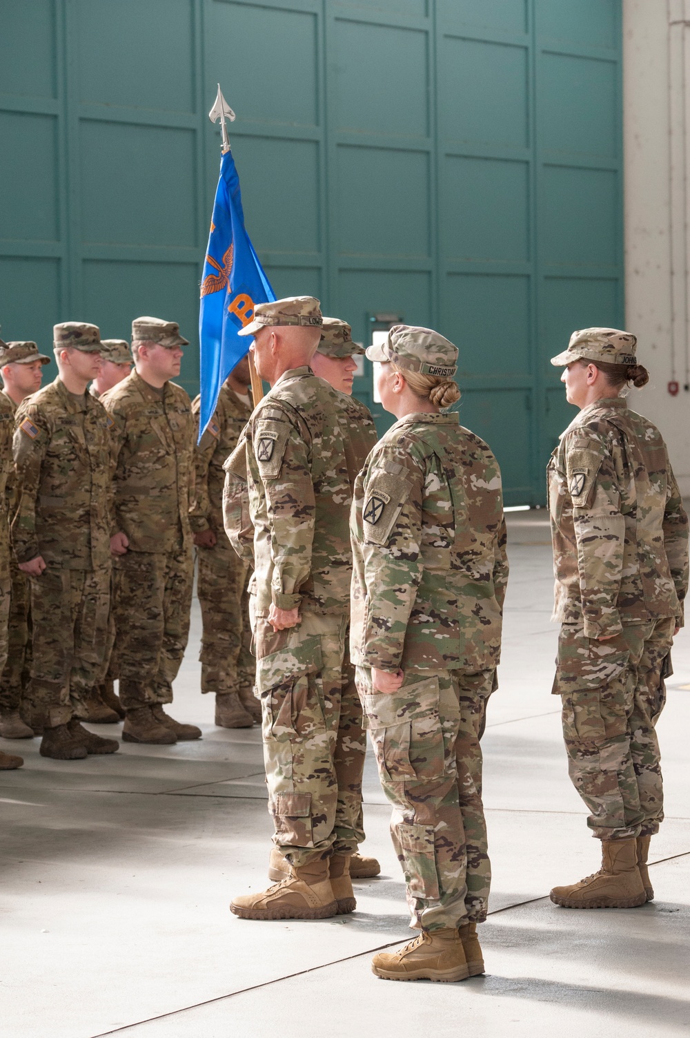 Change of Command B Company 277th ASB