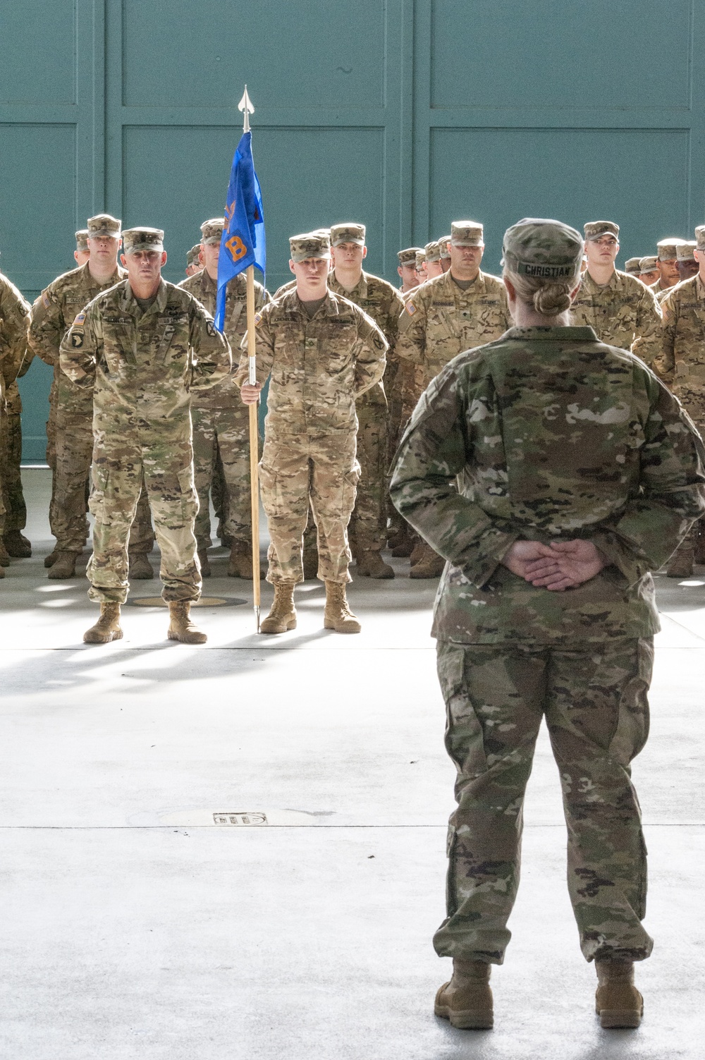 Change of Command B Company 277th ASB