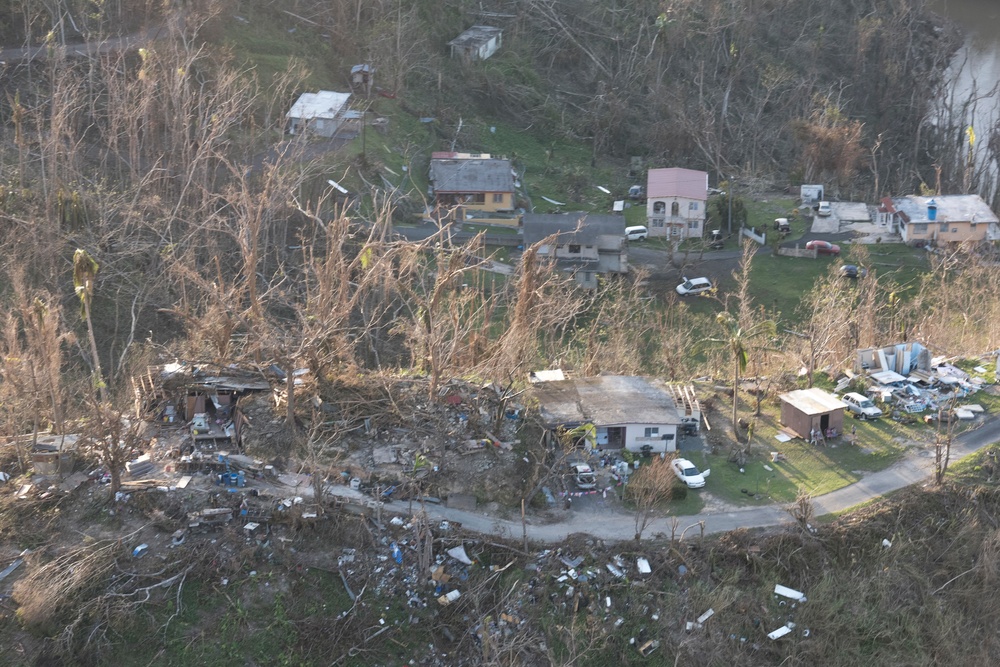 Widespread Devastation in Puerto Rico in the Aftermath of Hurricane Maria