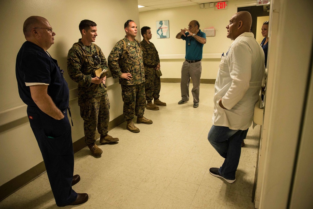 Marines, Sailors assess needs of Hima San Pablo Hospital
