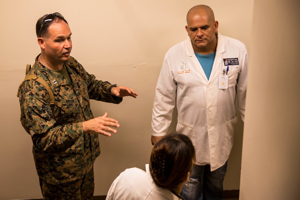 Marines, Sailors assess needs of Hima San Pablo Hospital