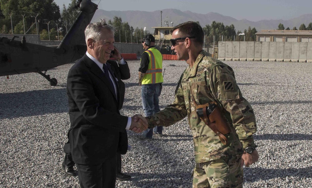 Secretary of Defense James Mattis Afghanistan Visit