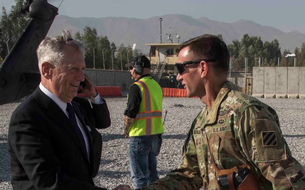 Secretary of Defense James Mattis Afghanistan Visit