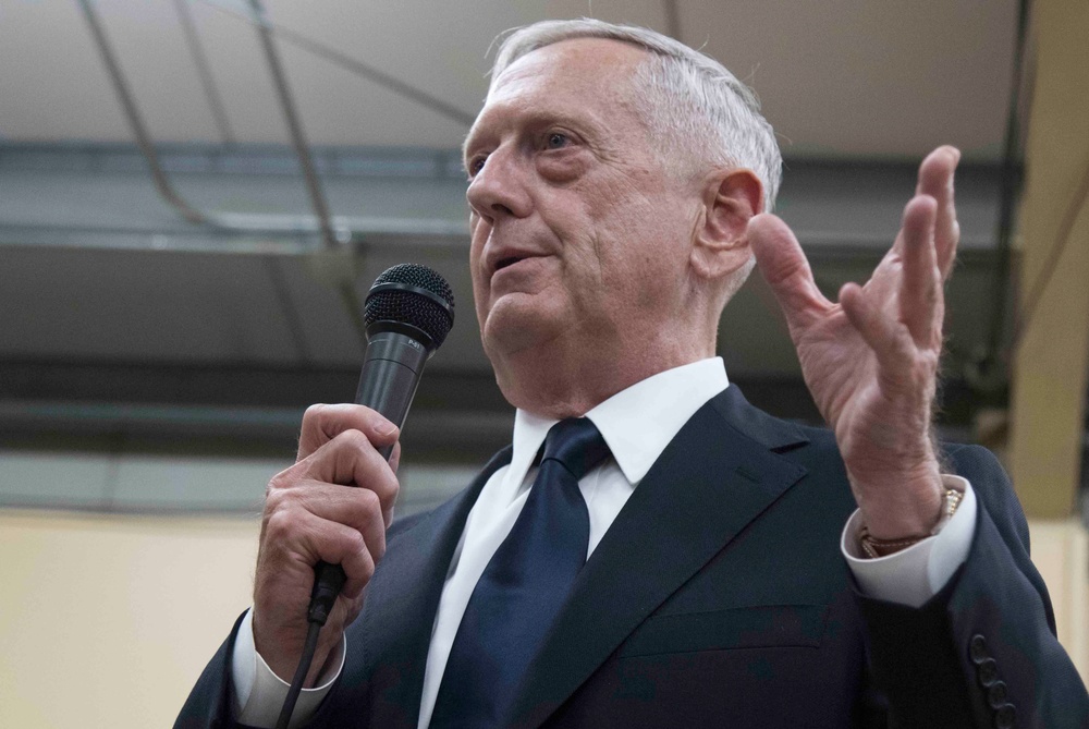 Secretary of Defense James Mattis Afghanistan Visit