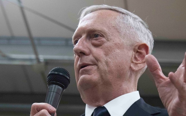 Secretary of Defense James Mattis Afghanistan Visit