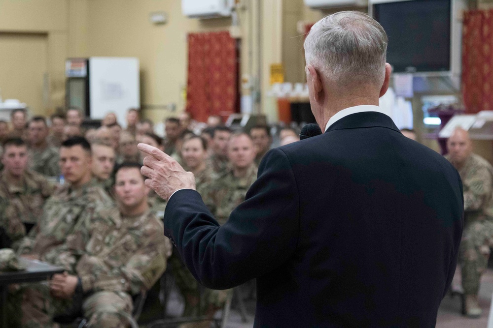 Secretary of Defense James Mattis Afghanistan Visit