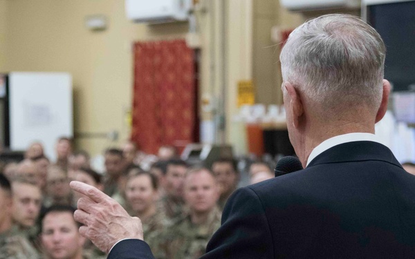 Secretary of Defense James Mattis Afghanistan Visit