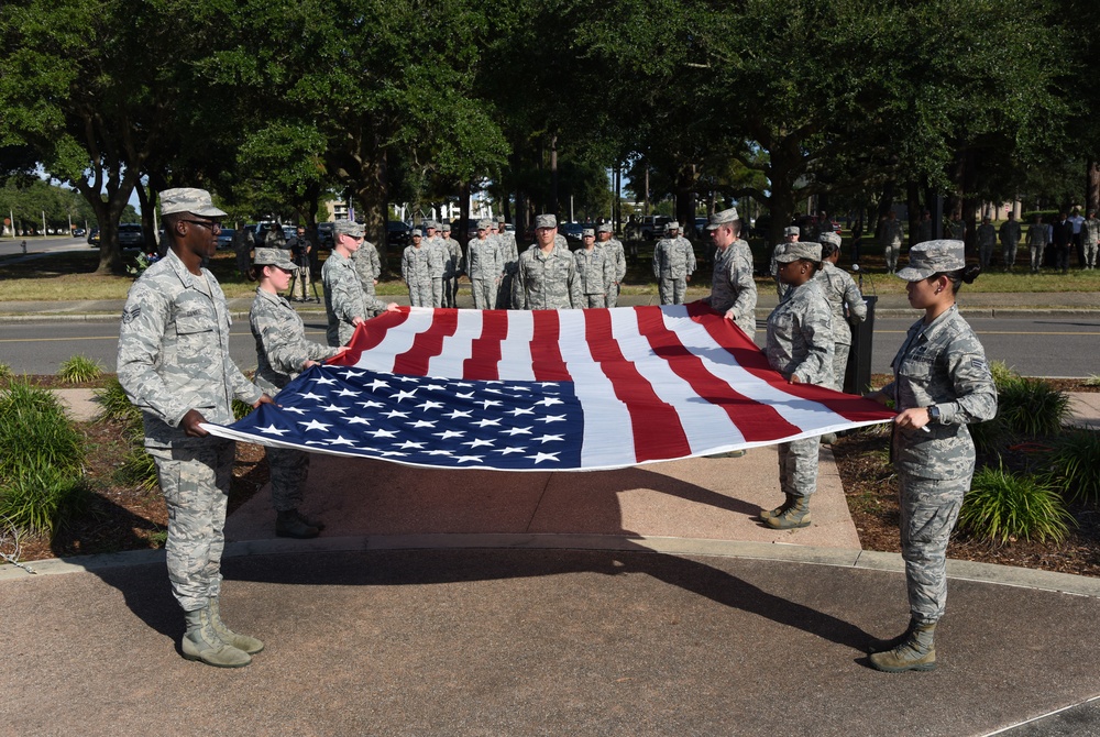 AFSA hosts POW/MIA Retreat Ceremony