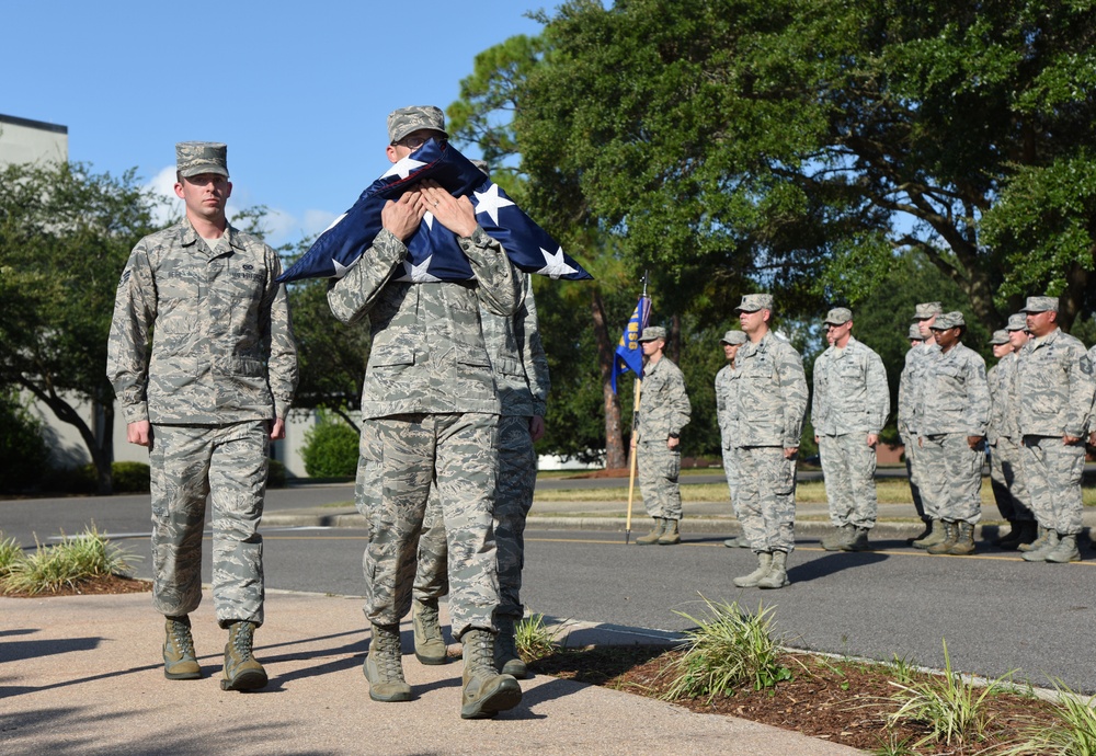 AFSA hosts POW/MIA Retreat Ceremony