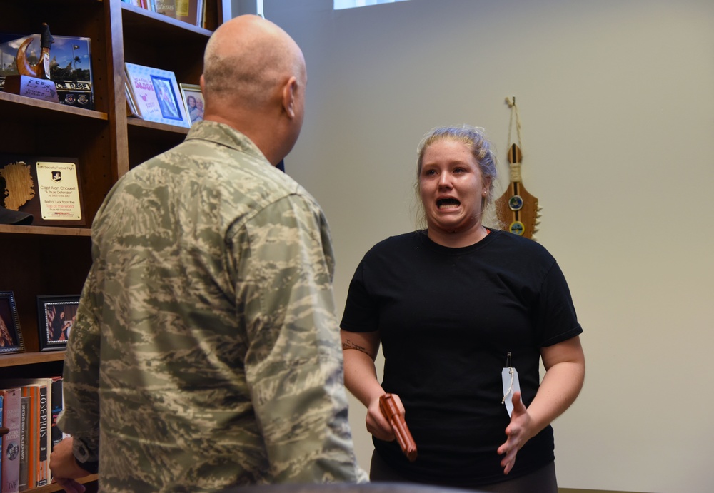 Active shooter exercise tests base response