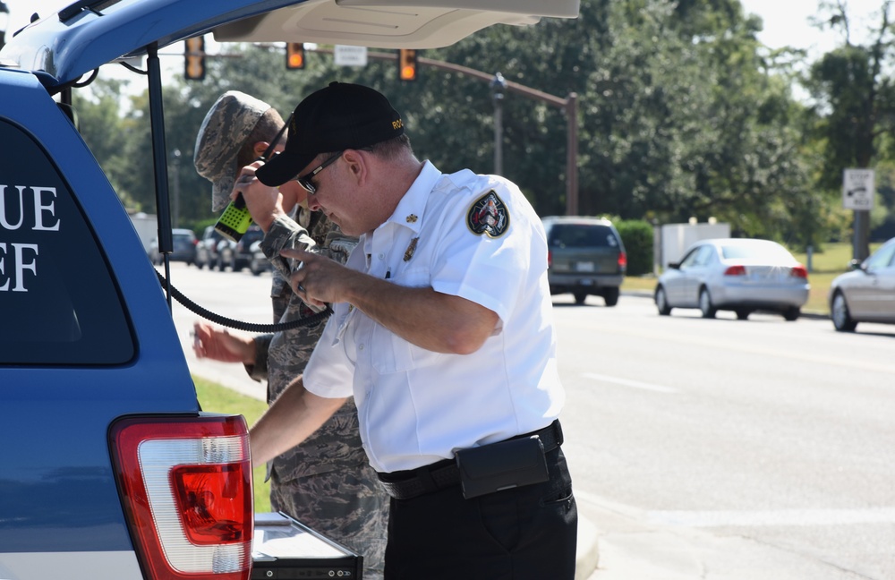 Active shooter exercise tests base response