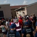 Coast Guard members from Marine Safety Unit Houston and Texas City, Texas, take part in a safety brief at Sector San Juan with volunteers from the American Red Cross