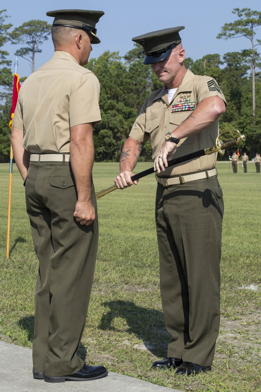 Combat Logistics Regiment 2 Relief and Appointment Ceremony