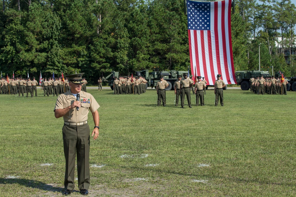 Combat Logistics Regiment 2 Relief and Appointment Ceremony