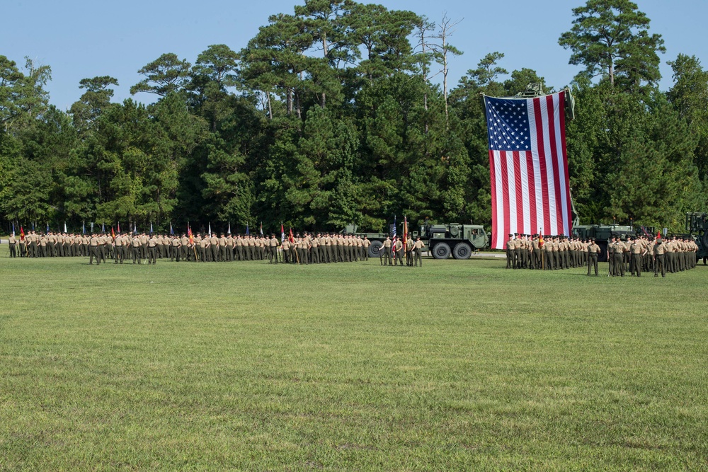 Combat Logistics Regiment 2 Relief and Appointment Ceremony