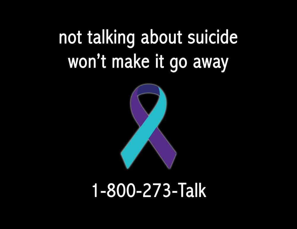 Talking about suicide is not easy
