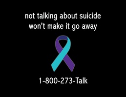Talking about suicide is not easy