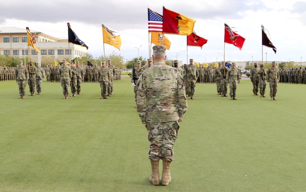 Iron Brigade casing colors ceremony