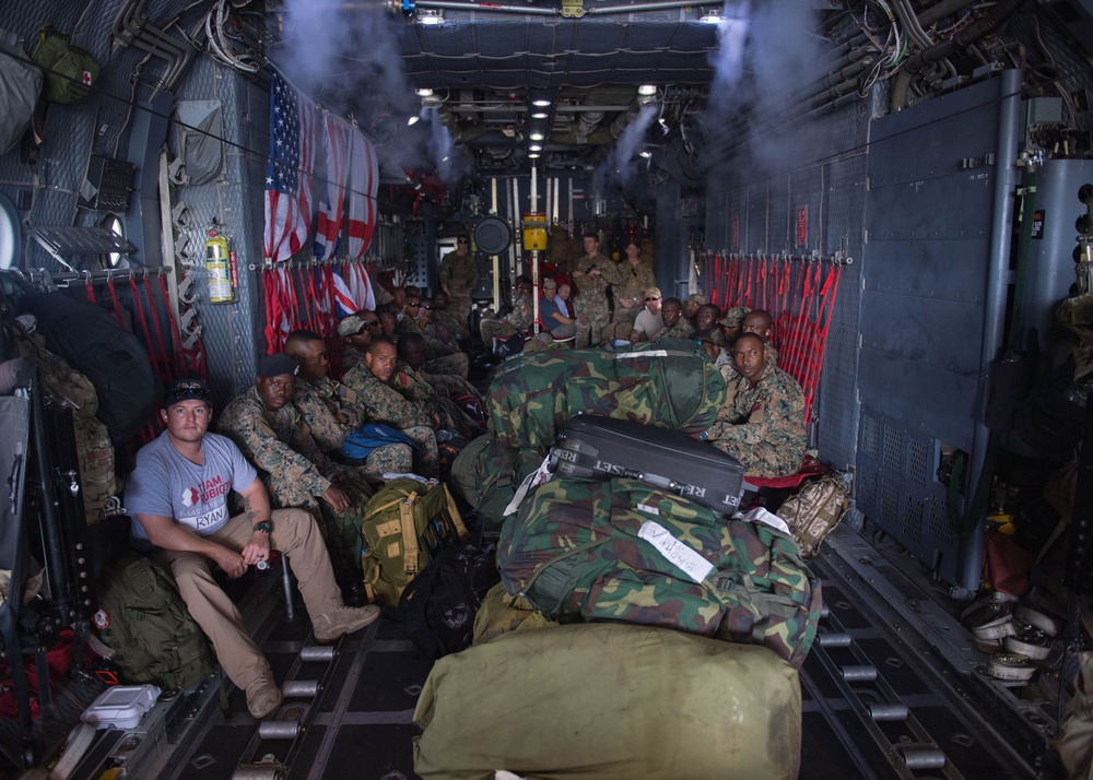 Air Commandos transport Jamaican soldiers, civilian disaster response workers to Dominica