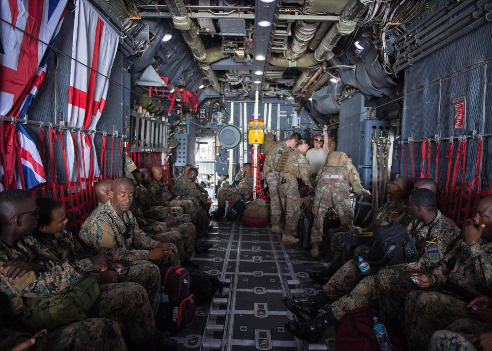 Air Commandos transport Jamaican soldiers, civilian disaster response workers to Dominica