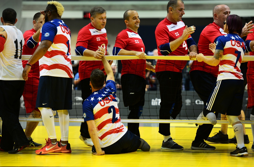 2017 Invictus Games continue with sitting volleyball playoffs