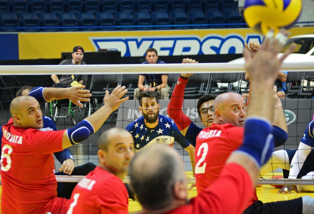Sitting volleyball playoffs at 2017 Invictus Games