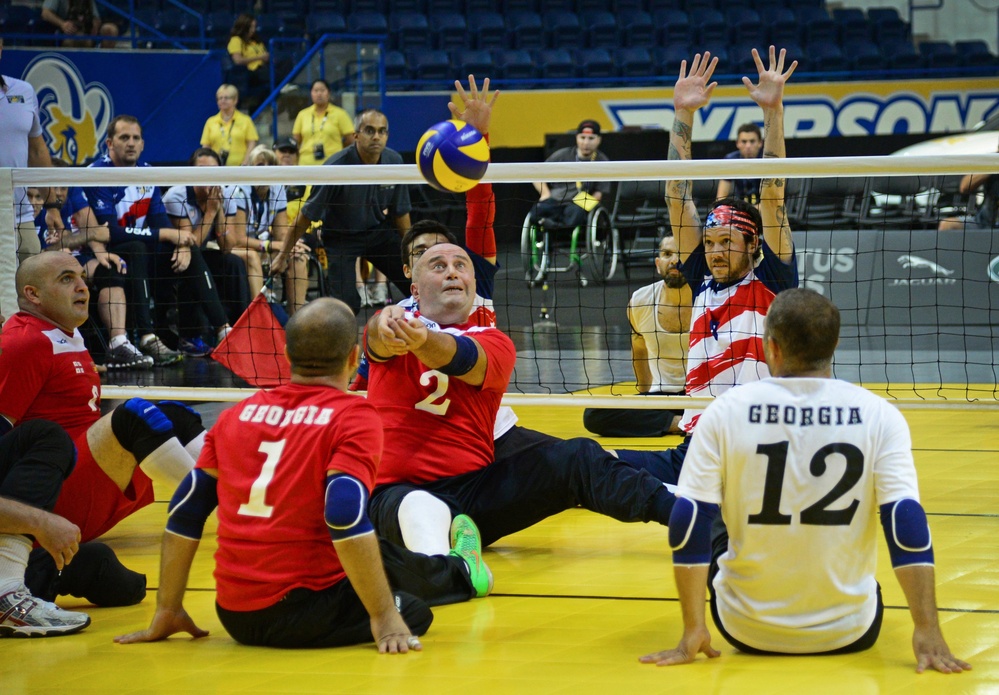 Sitting volleyball playoffs at 2017 Invictus Games