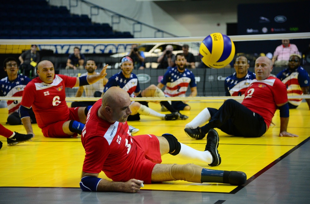 Sitting volleyball playoffs at 2017 Invictus Games