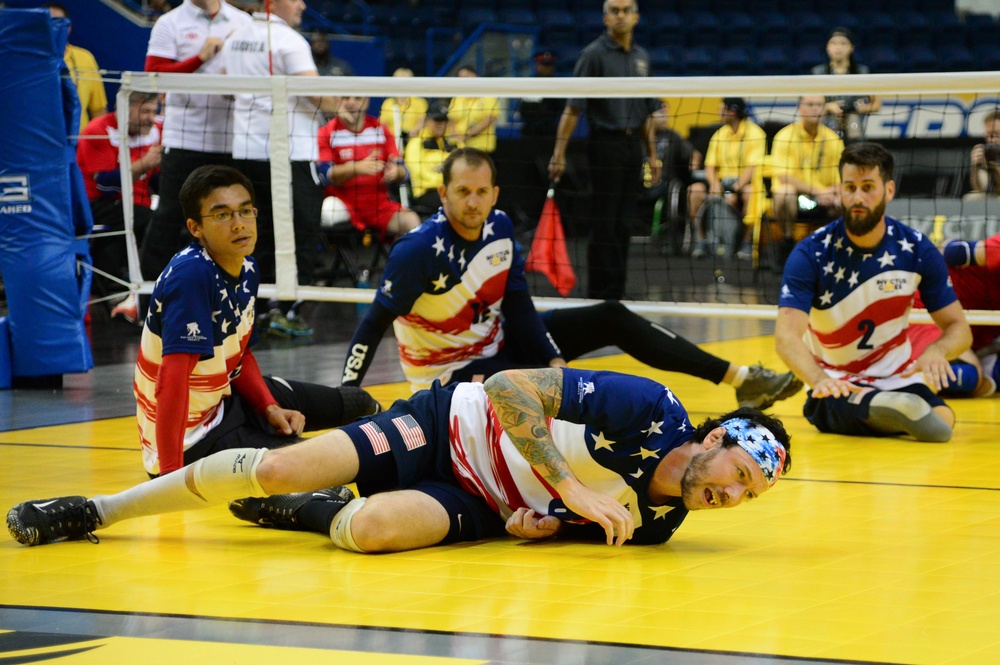 Sitting volleyball playoffs at 2017 Invictus Games