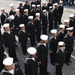 Sailors participate in inspection