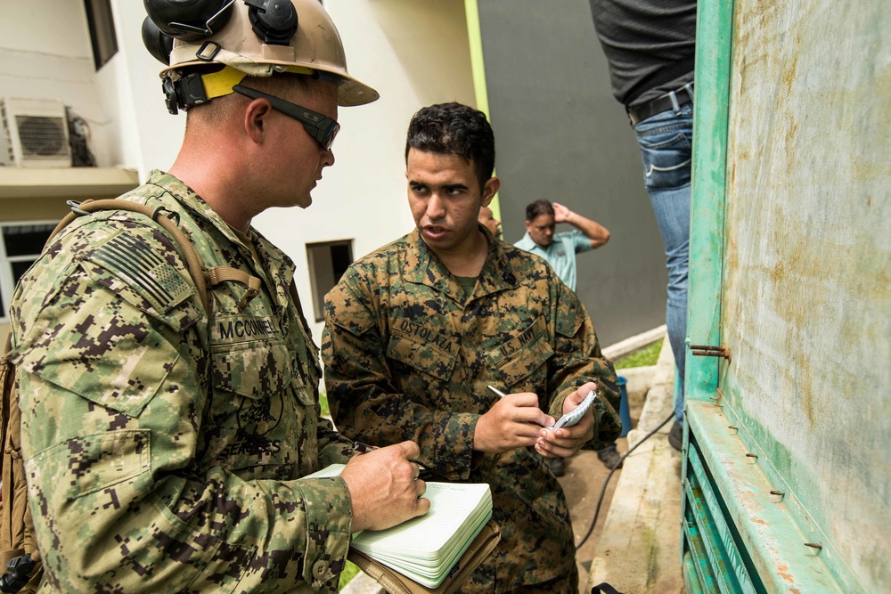 U.S. Marines, Sailors assess hospitals, provide support in Puerto Rico